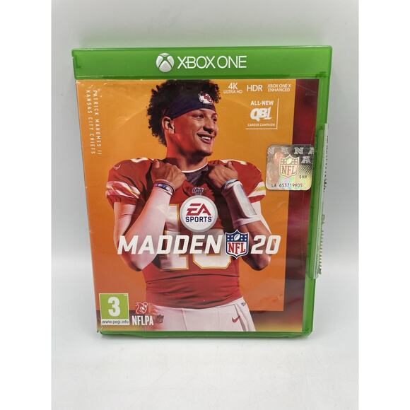 Madden NFL 20 - Microsoft Xbox One - Football Video Game Patrick Mahomes - Picture 1 of 5
